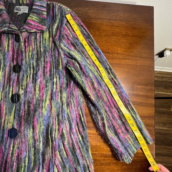 Vintage Indie Whimsigoth Statement Jacket Artsy Teacher Sustainable Librarian L - Picture 8 of 11